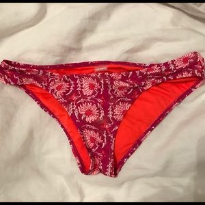 Pink Floral bikini bottoms