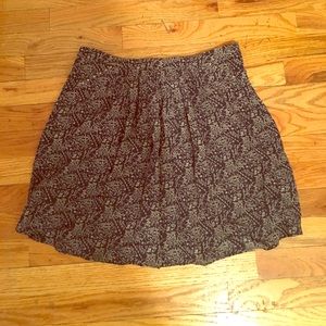 Comptoir Des Cotonniers printed silk skirt