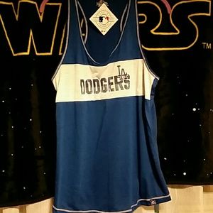 Majestic dodger tank top