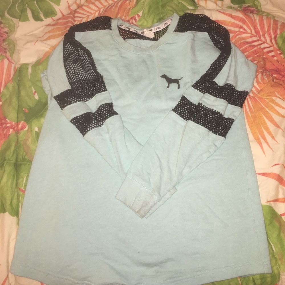PINK by Victoria's Secret XS sky blue pullover