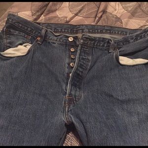Levi's 501 Button Jeans