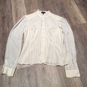 Bebe silk blouse (BNWT)