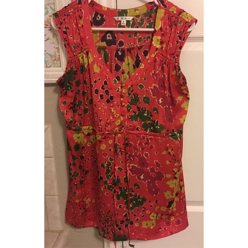 Floral tank top