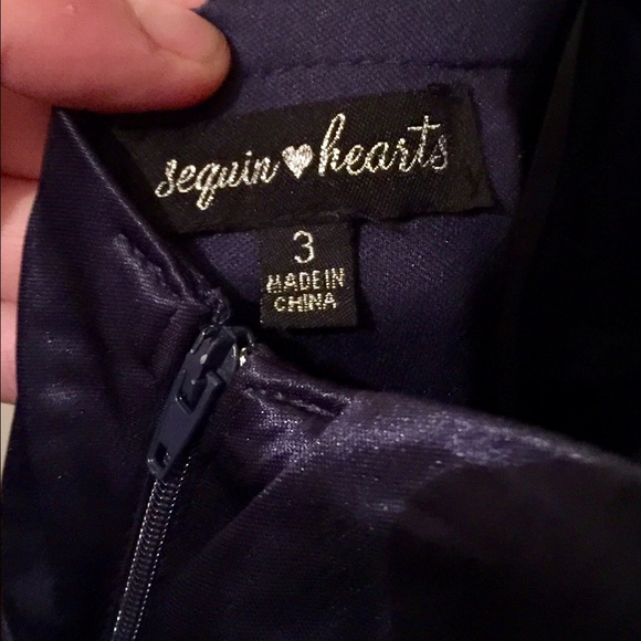 Elegant blue prom dress - Picture 5 of 6