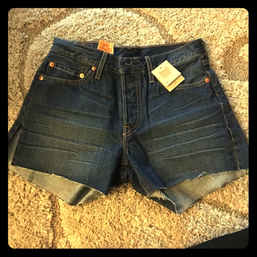 Levi 501 straight leg shorts