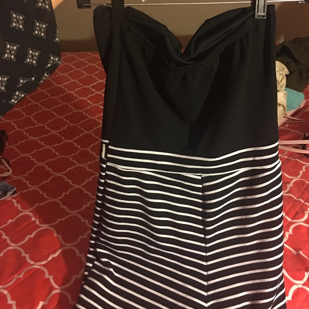 Striped romper
