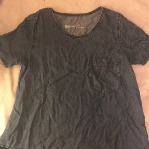 Gap Chambray Short Sleeve