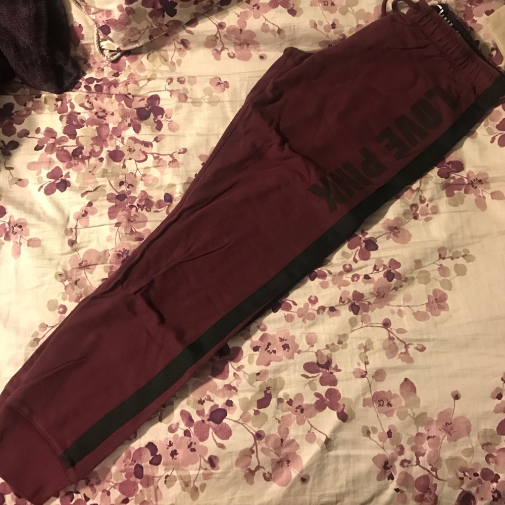 Pink joggers
