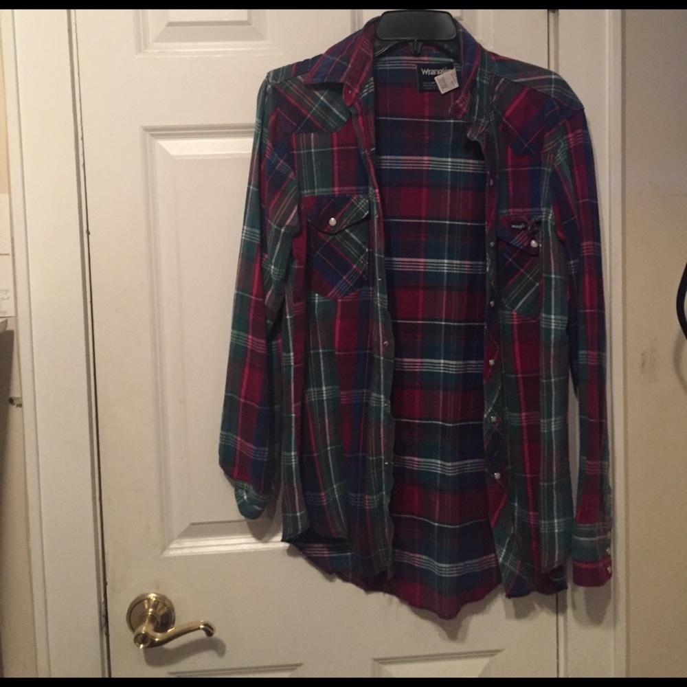 RARE WRANGLER button down