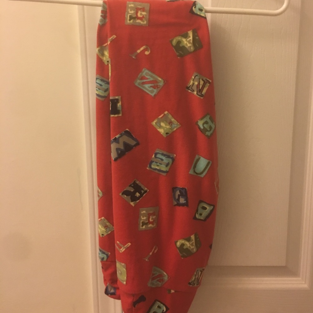 Lularoe alphabet leggings OS