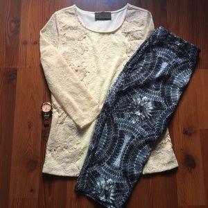 Anthropologie Sunday in Brooklyn Lace Top