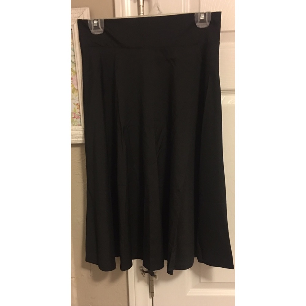 Black high waisted skirt