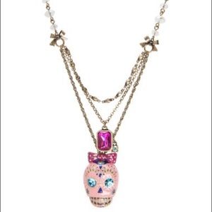 Betsy Johnson Sugar Skull Necklace