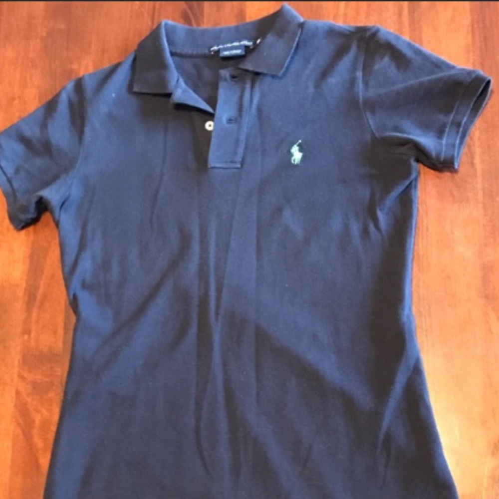 Navy blue polo dress