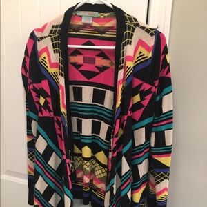 Aztec Hi-Low Cardigan