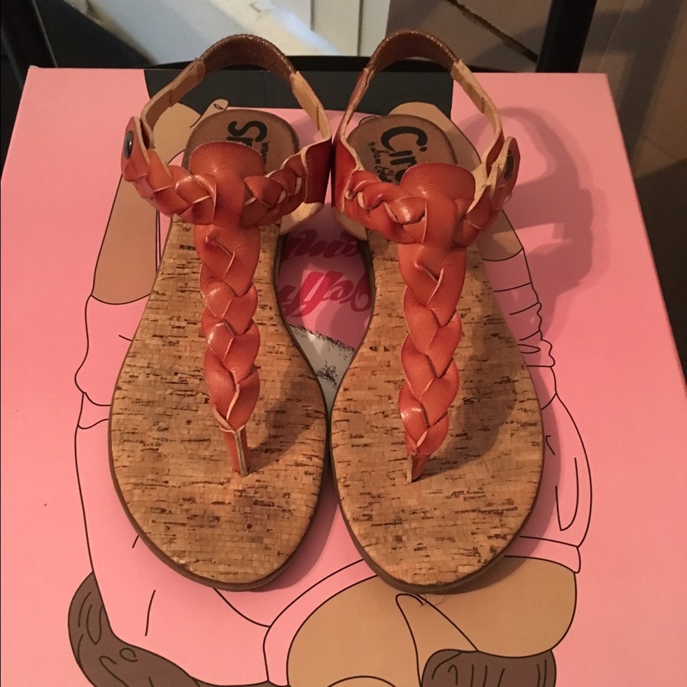 Sam Edelman Gigi sandals brown woven 6.5