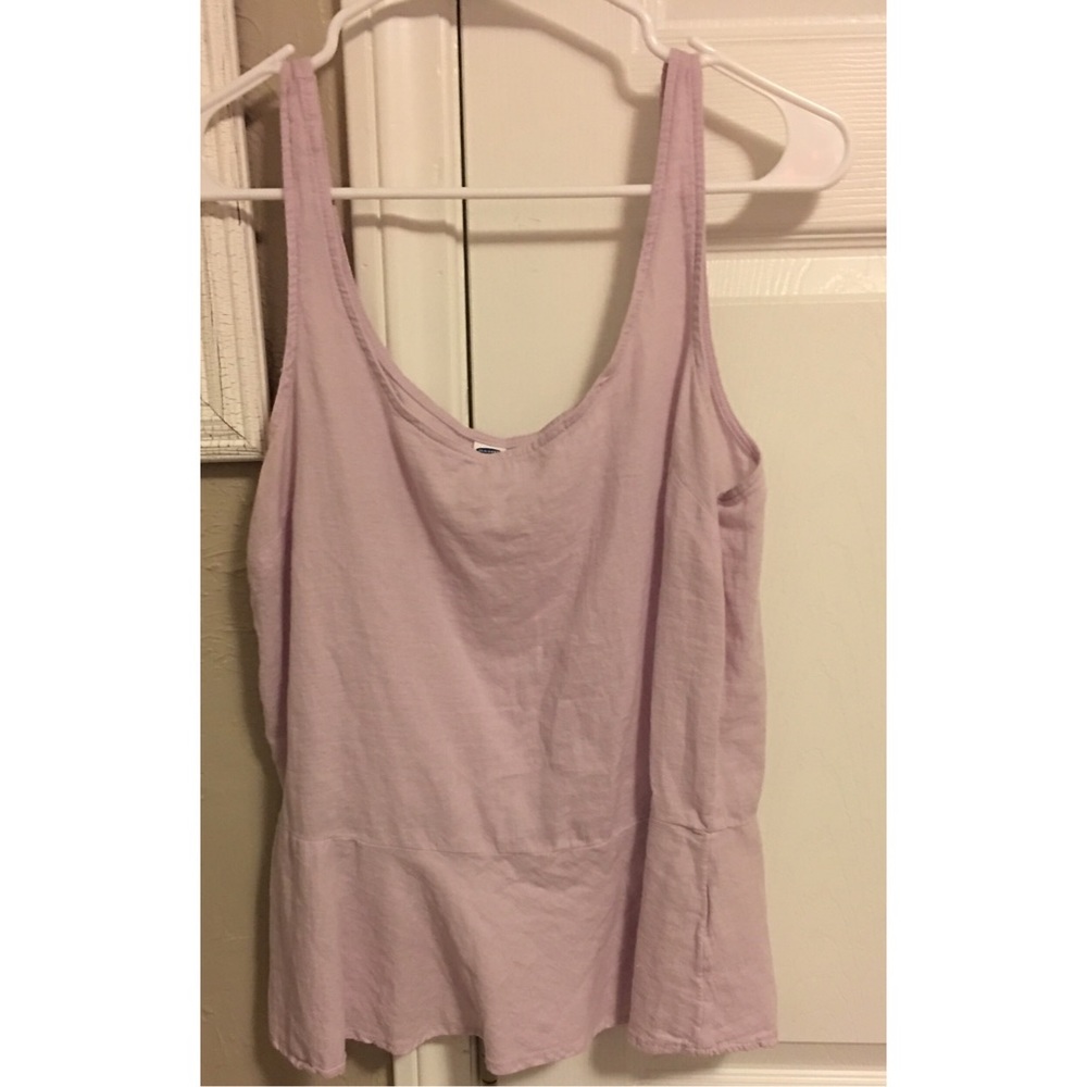 Periwinkle colored crop top