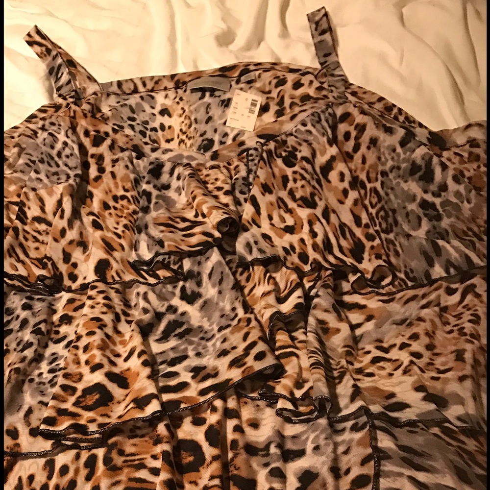 Animal print top