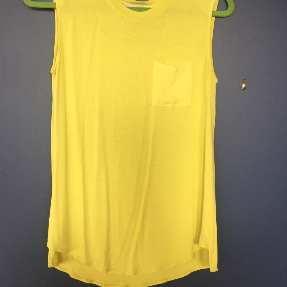 Citrine sleeveless top
