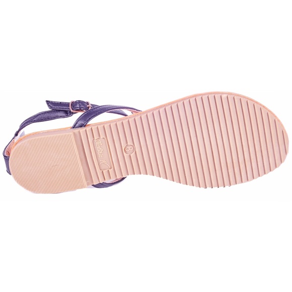 Women Black Slingback Thong Flat Sandals S1922 - Picture 3 of 3