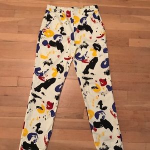 Zara paint splatter pant