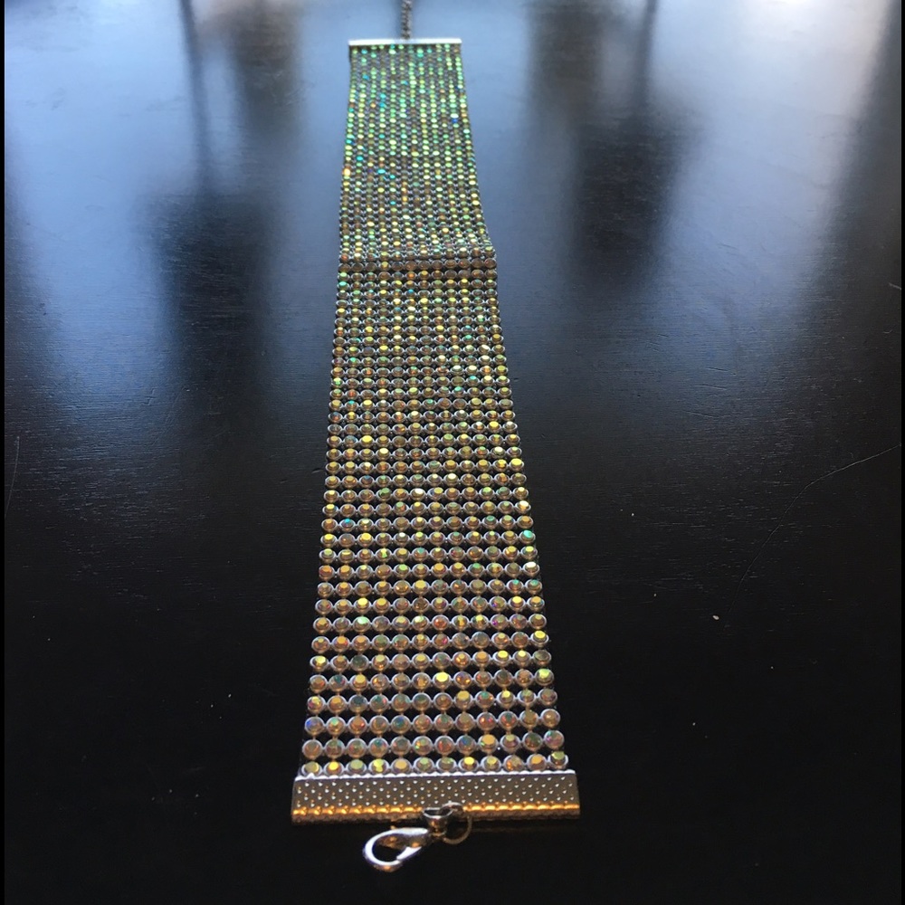 Beautiful rhinestone choker with adjustable clasp - Picture 2 of 2