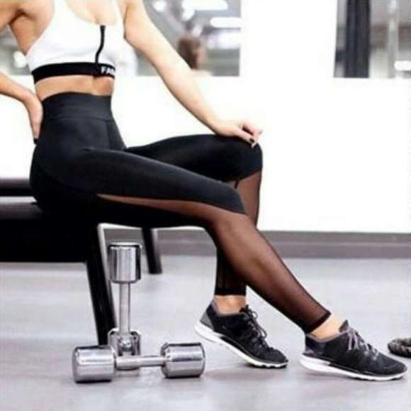 Last Pair!! Mesh Cut Out Workout Leggings - Picture 2 of 8
