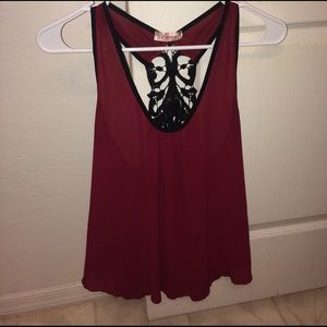 Cute maroon tank