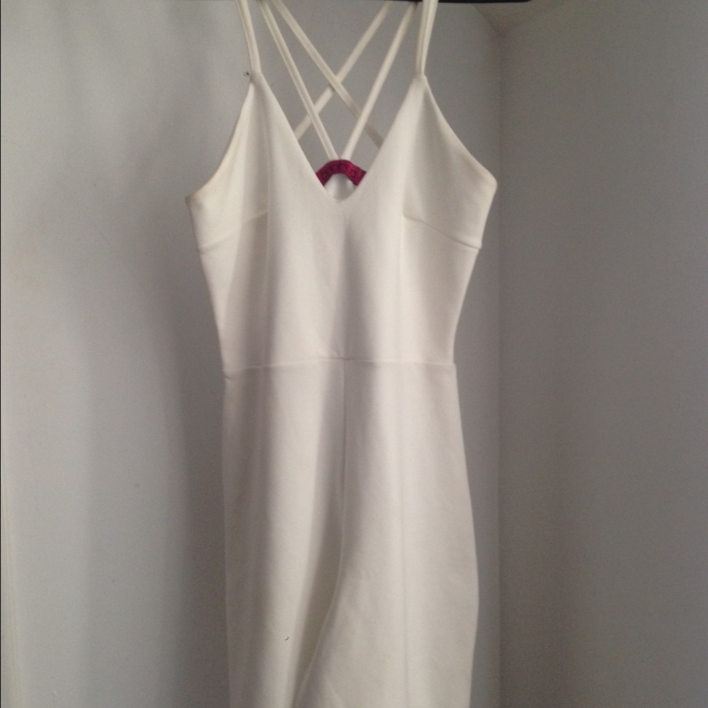 Bohoo white jumpsuit ✨