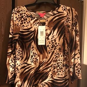 Leopard print blouse