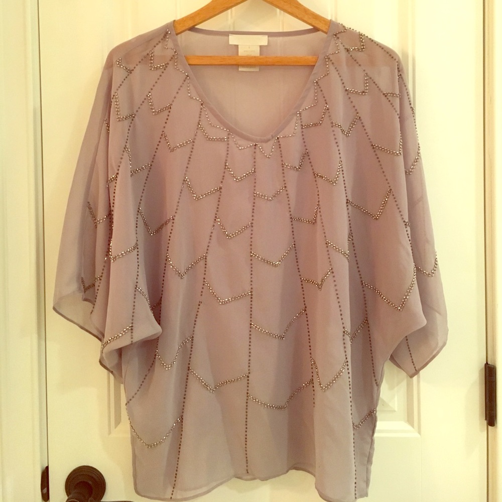 Sequined Romantic Top