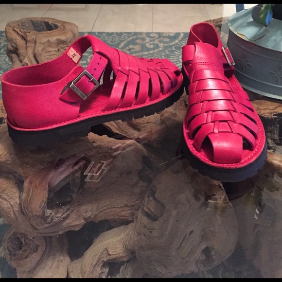 RED HOT Sandal Made in Mexico 🇲🇽 Size 8 - Picture 4 of 6