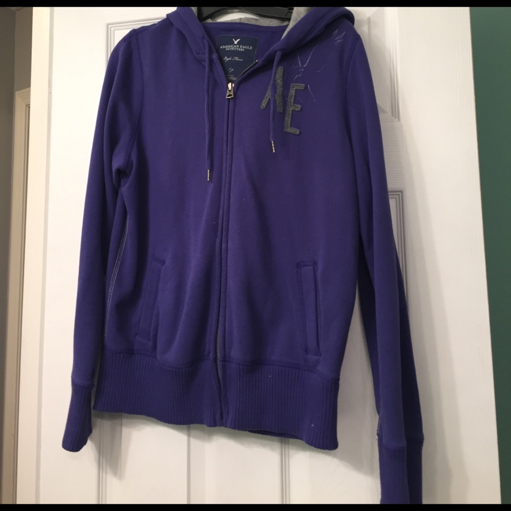 Purple AE hoodie size large