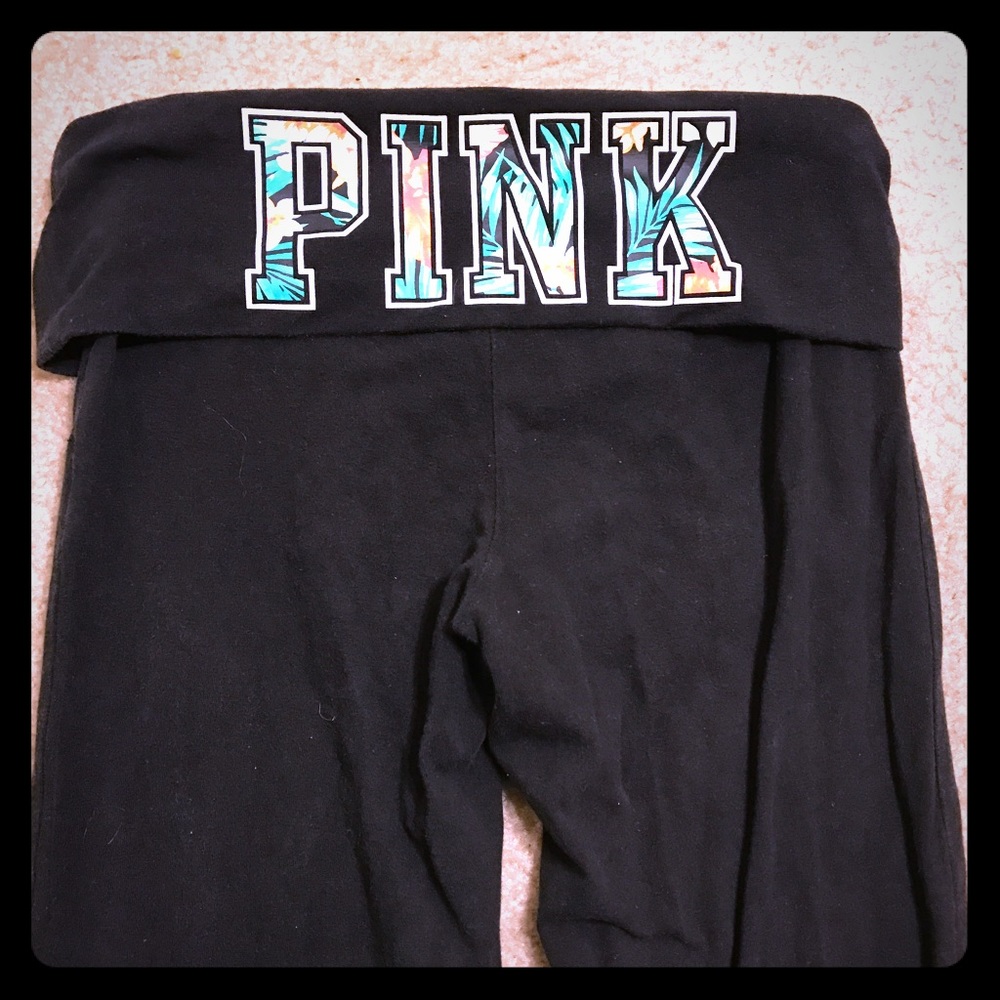 VS Pink yoga pants, size small