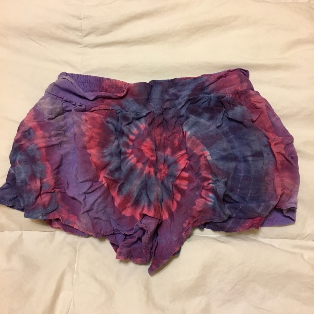 Tie dye shorts