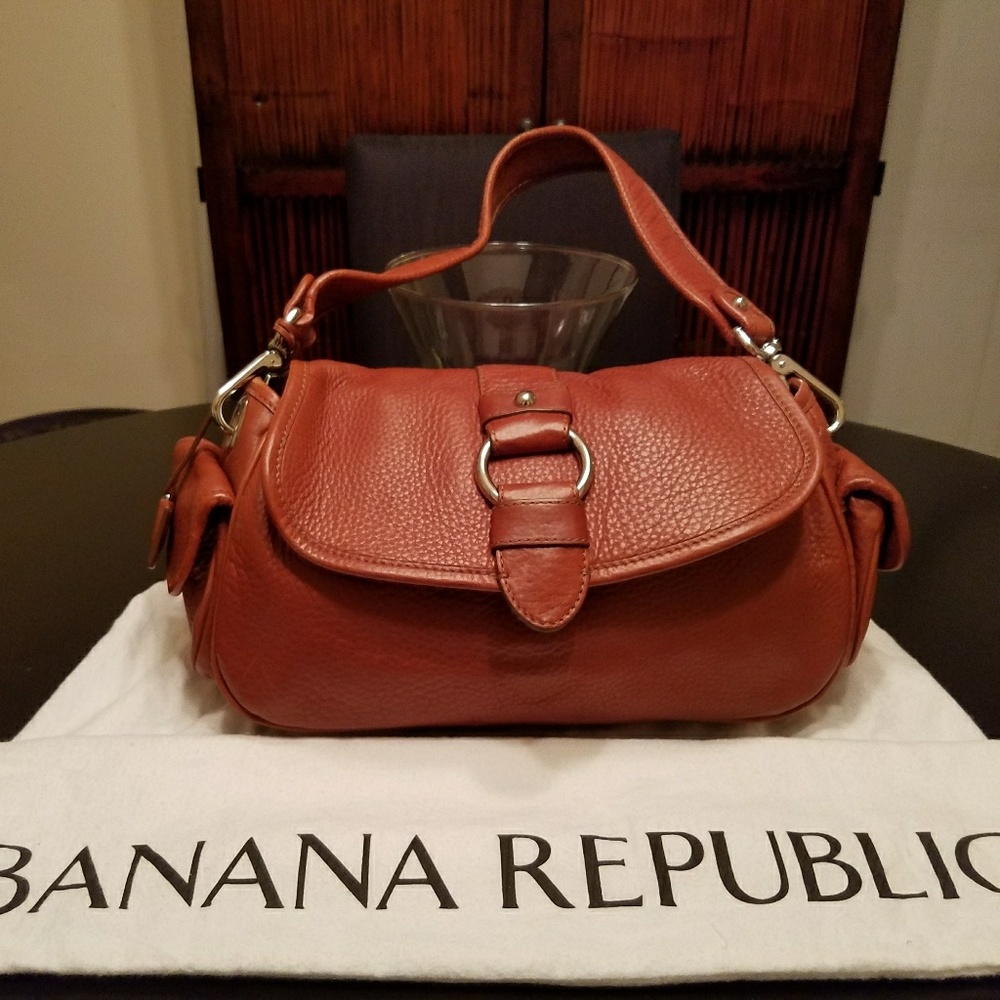Banana Republic Handbag - Cognac Flap
