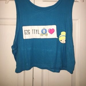 Disney Cinderella crop top