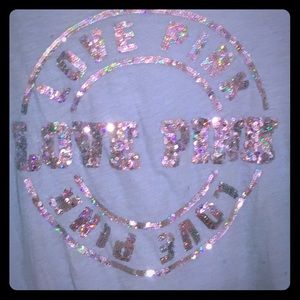 Victoria's Secret Pink turquoise sequin top