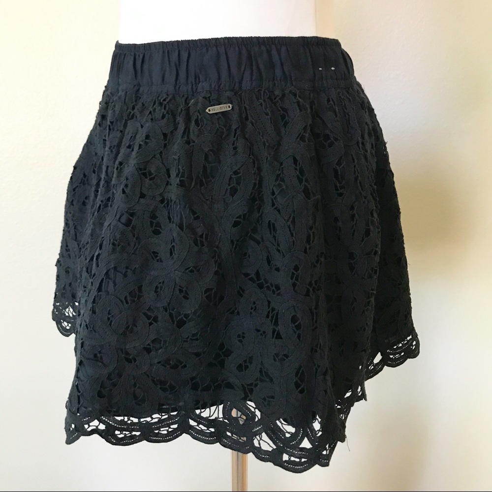 New Hollister Dark Blue Lace Mini Skirt in XS/S - Picture 2 of 7