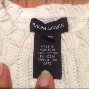 Ralph Lauren fisherman sweater