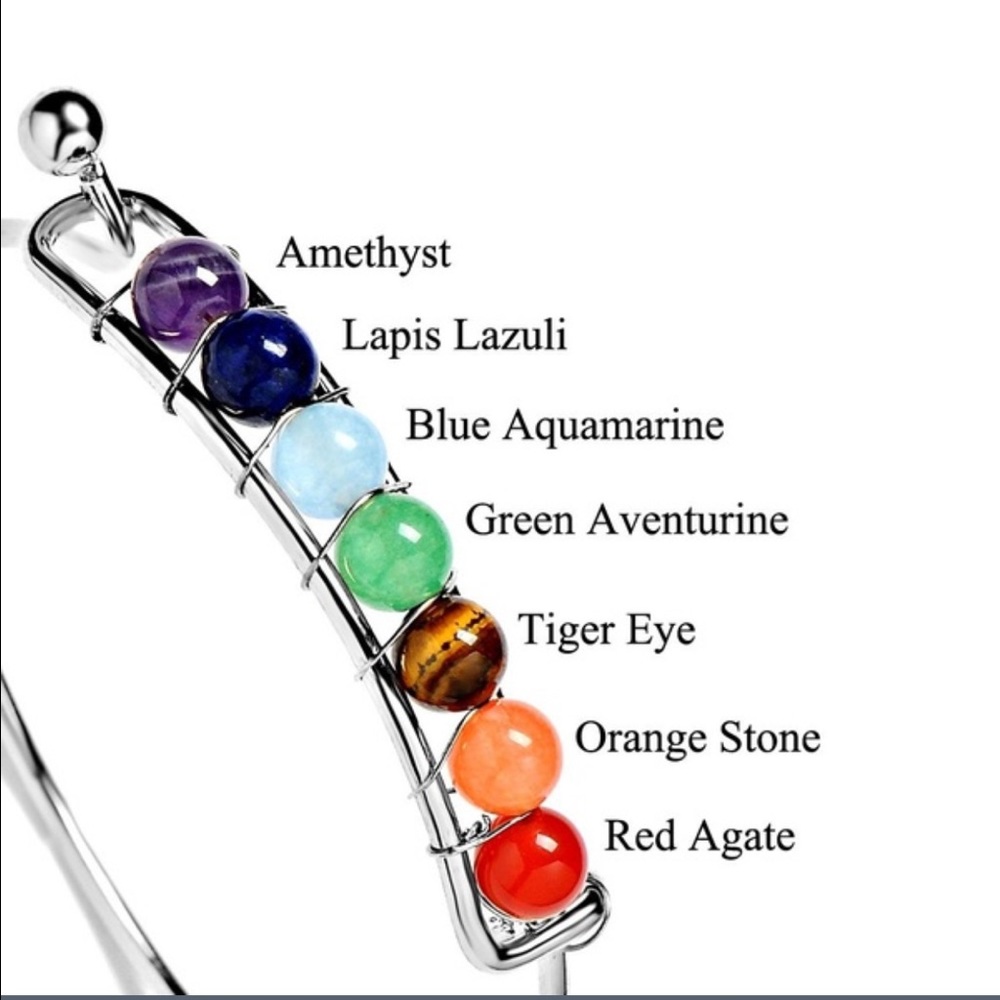 Tree of Life 7 Chakra Balance Heal Necklace Yoga - Picture 6 of 6