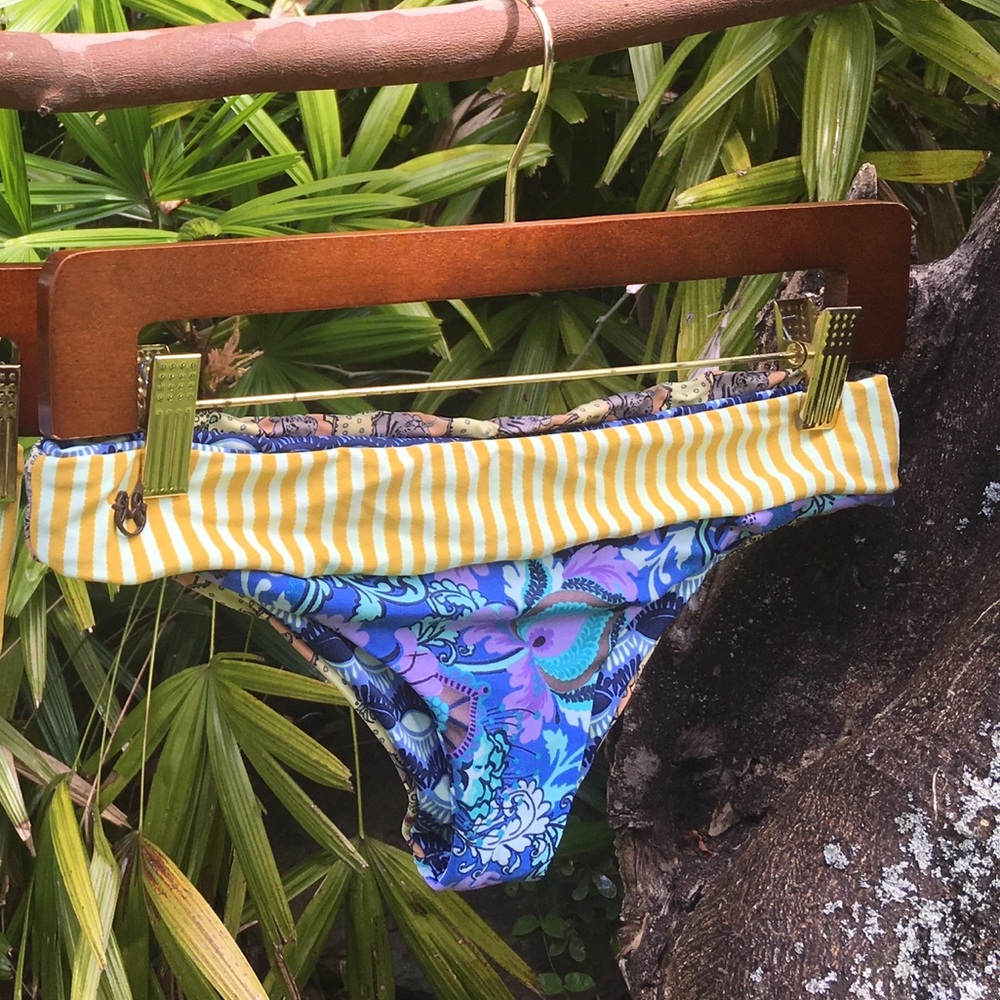 Maaji Yellow Tiger Cheeky Bikini Bottom