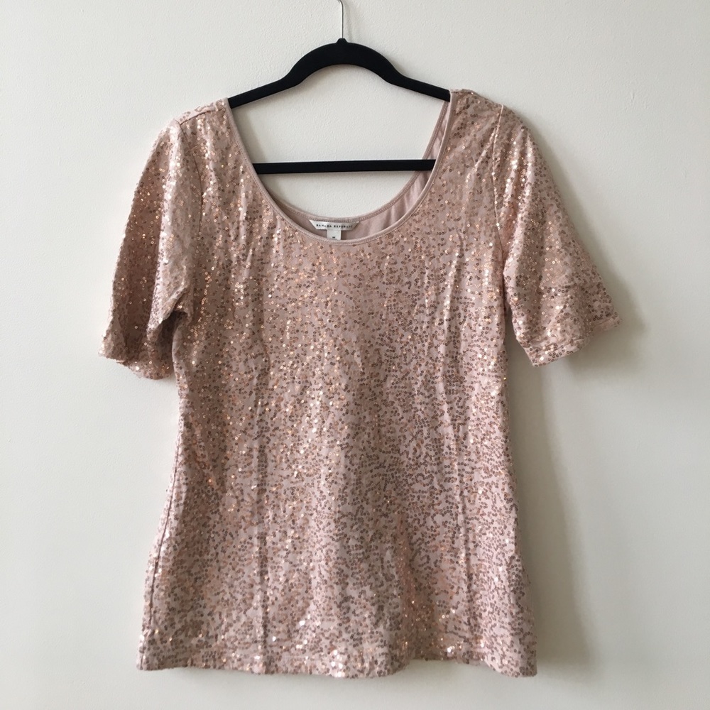 Banana Republic Sequin Top