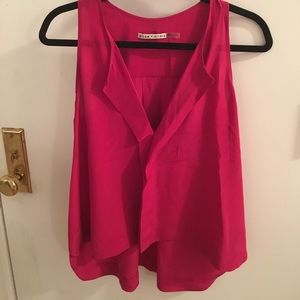Alice and Olivia high low tank top