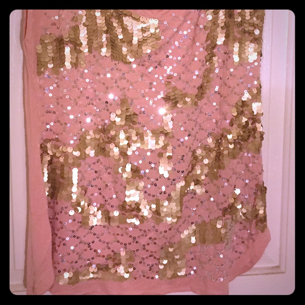 Arden B rose gold silver top