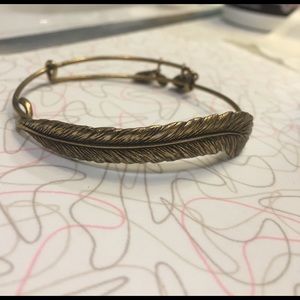 Alex and Ani feather bracelet