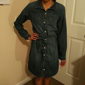 Denim dress