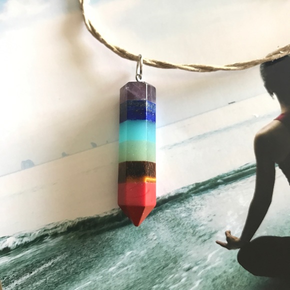 Jewelry - 7 Chakra Balance Healing Reiki Yoga Necklace
