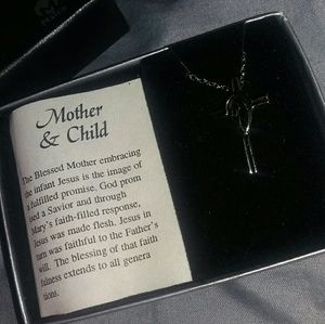 Mother & Child Necklace sterling silver