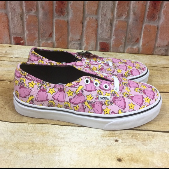 Vans x Nintendo Princess Peach Classic Lace Up NEW - Picture 2 of 6